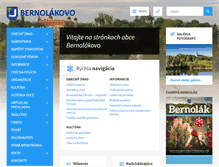 Tablet Screenshot of bernolakovo.sk